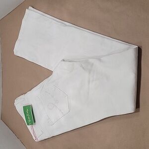 NEW with Tags Lilly Pulitzer White 'Palm Beach Straight Fit' Jeans, Size 6